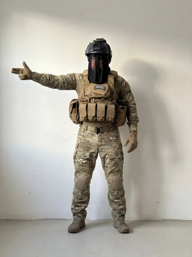 Tactical Mask & Helmet Set — Modern Military Operator Gear for Airsoft & Cosplay | TOTO Workshop