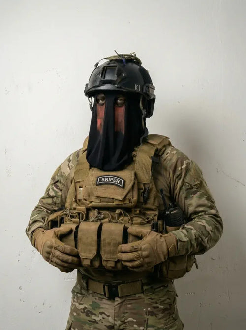 Tactical Mask & Helmet Set — Modern Military Operator Gear for Airsoft & Cosplay | TOTO Workshop