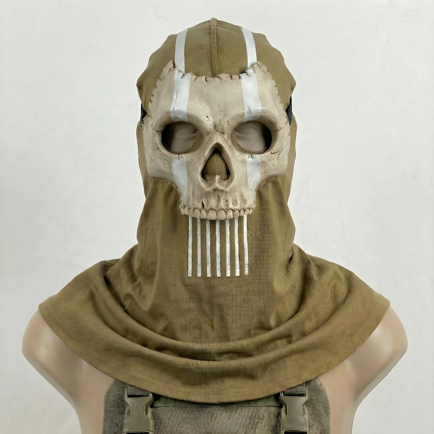 Handmade Tactical Skull Mask with Balaclava | Airsoft & Cosplay Military Mask