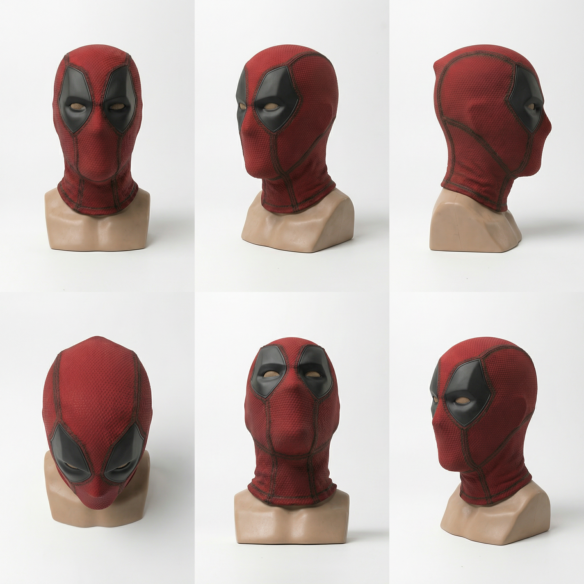 Handmade Mercenary Full Face Mask with Removable Magnetic Lenses | Adult Cosplay & Halloween Mask
