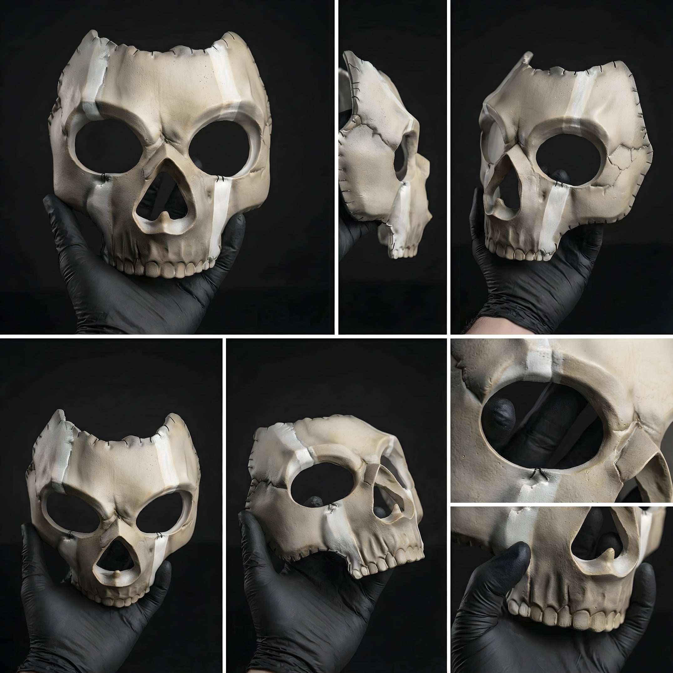 ☠️ Tactical Skull Mask – Military Operator Airsoft & Cosplay Mask (Handmade)
