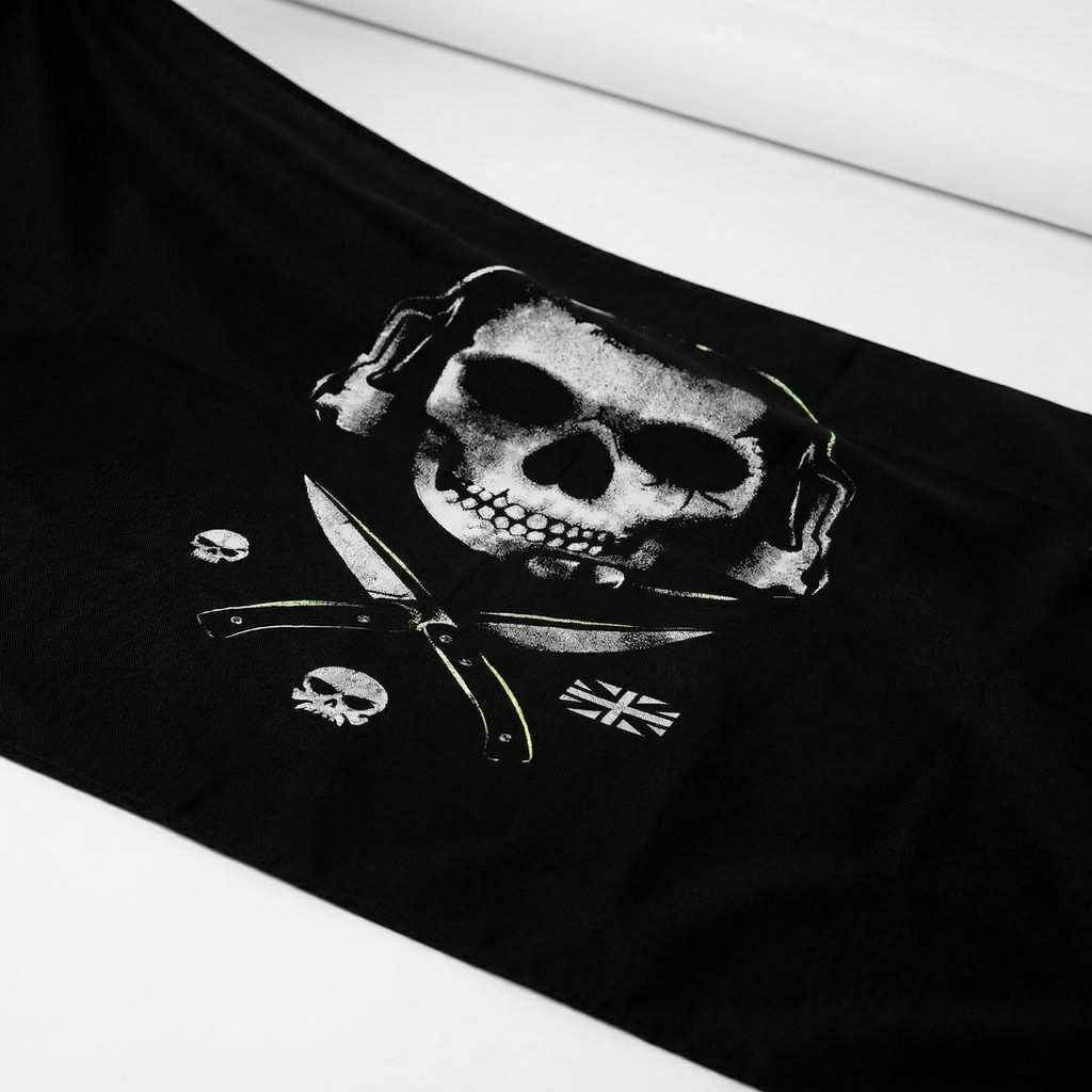 Tactical Skull Banner – Military Style Fabric Flag