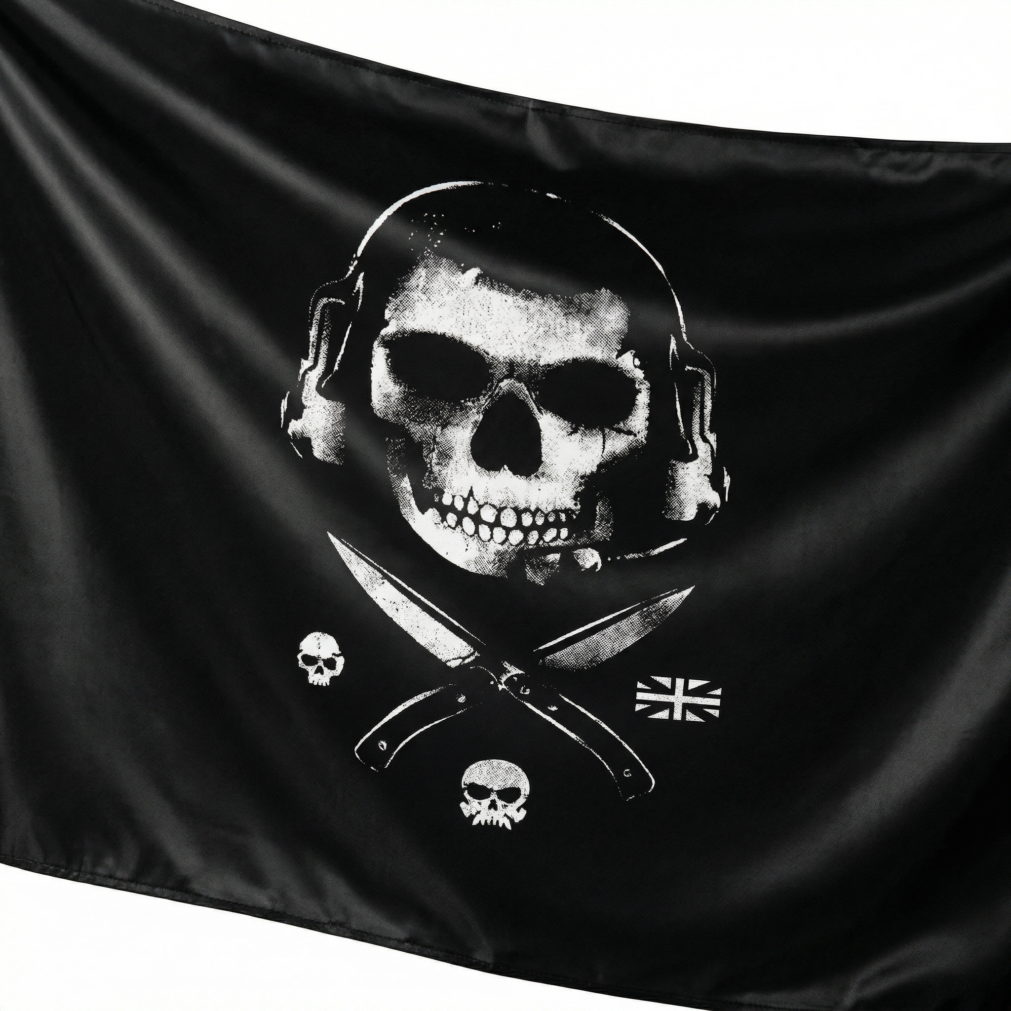 Tactical Skull Banner – Military Style Fabric Flag