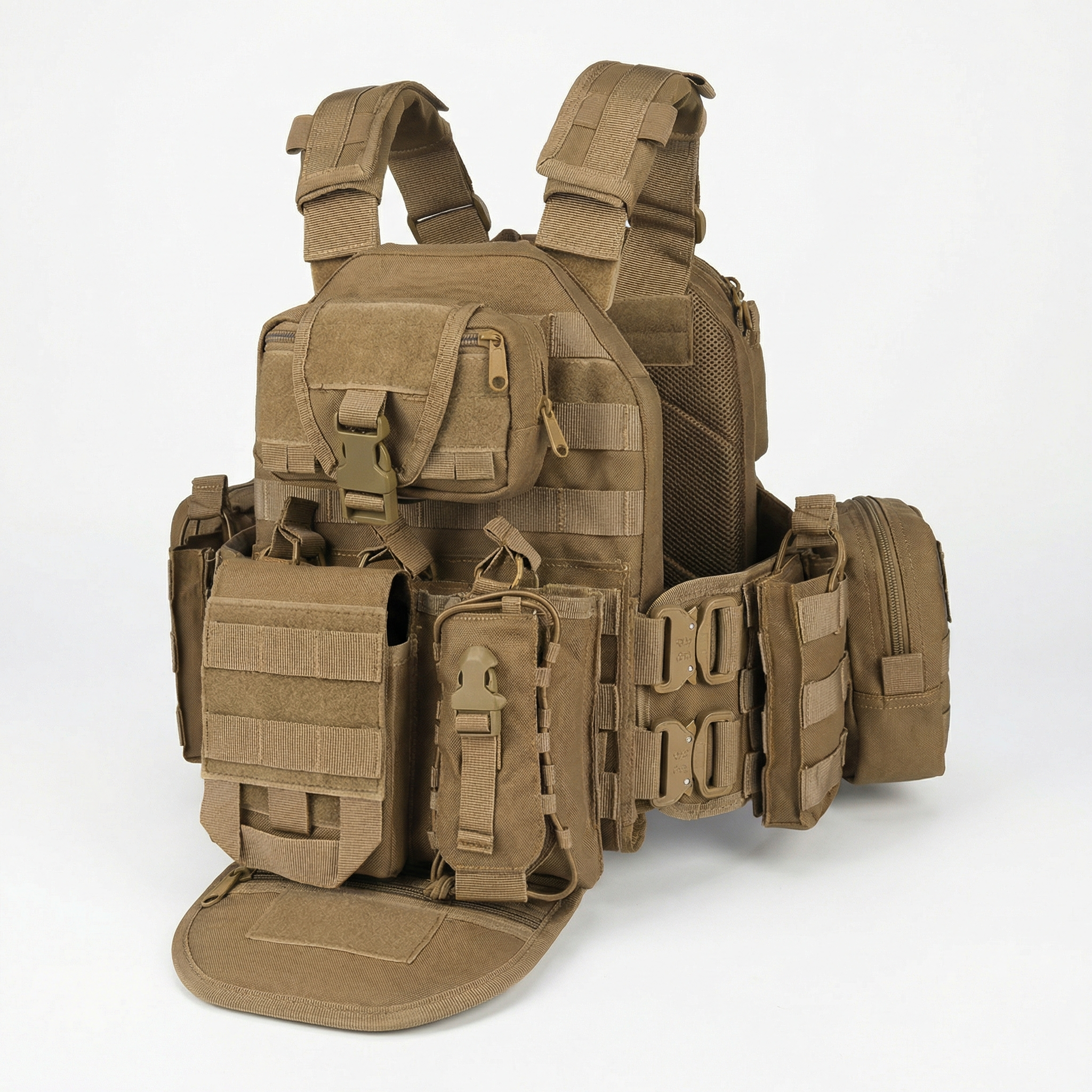Tactical Style Vest – Airsoft / Cosplay Gear with Utility Pouches