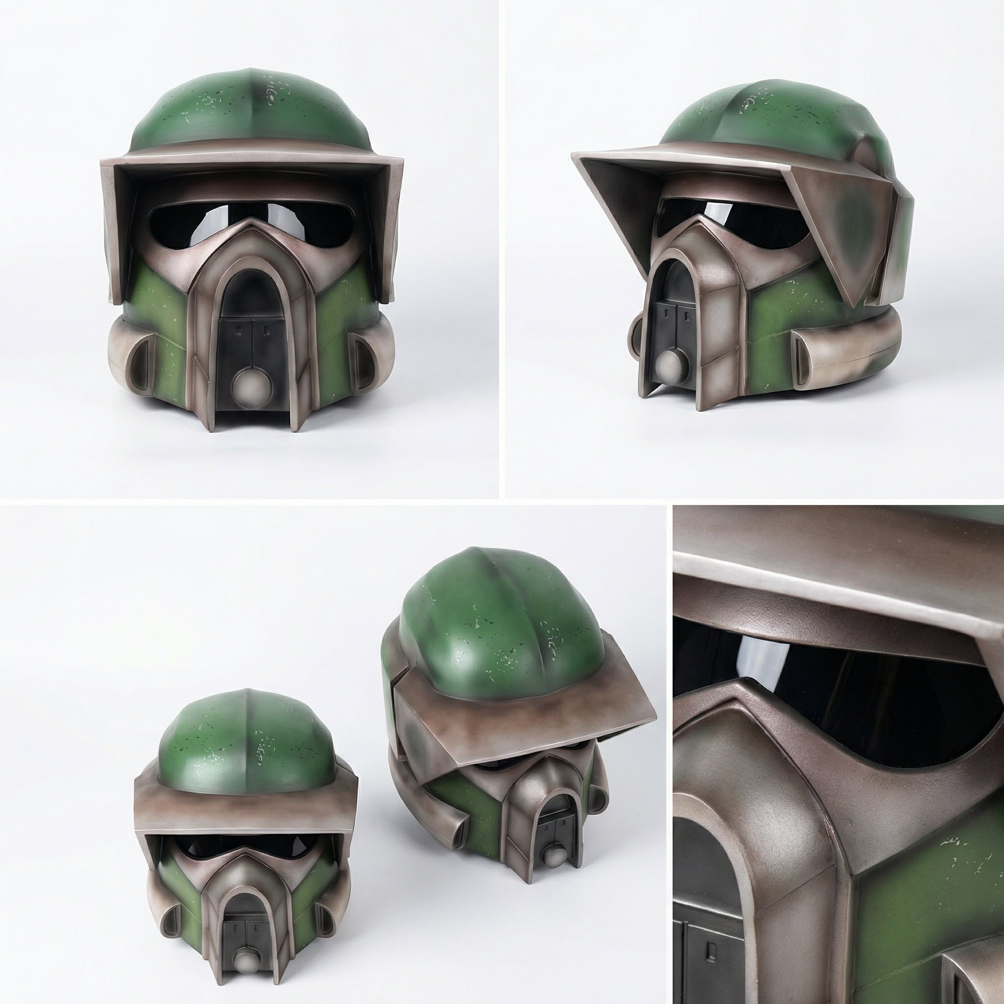 Post-Apocalyptic Tactical Helmet Mask – Fallout-Inspired Sci-Fi Armor Design (Cosplay / Display / Prop)