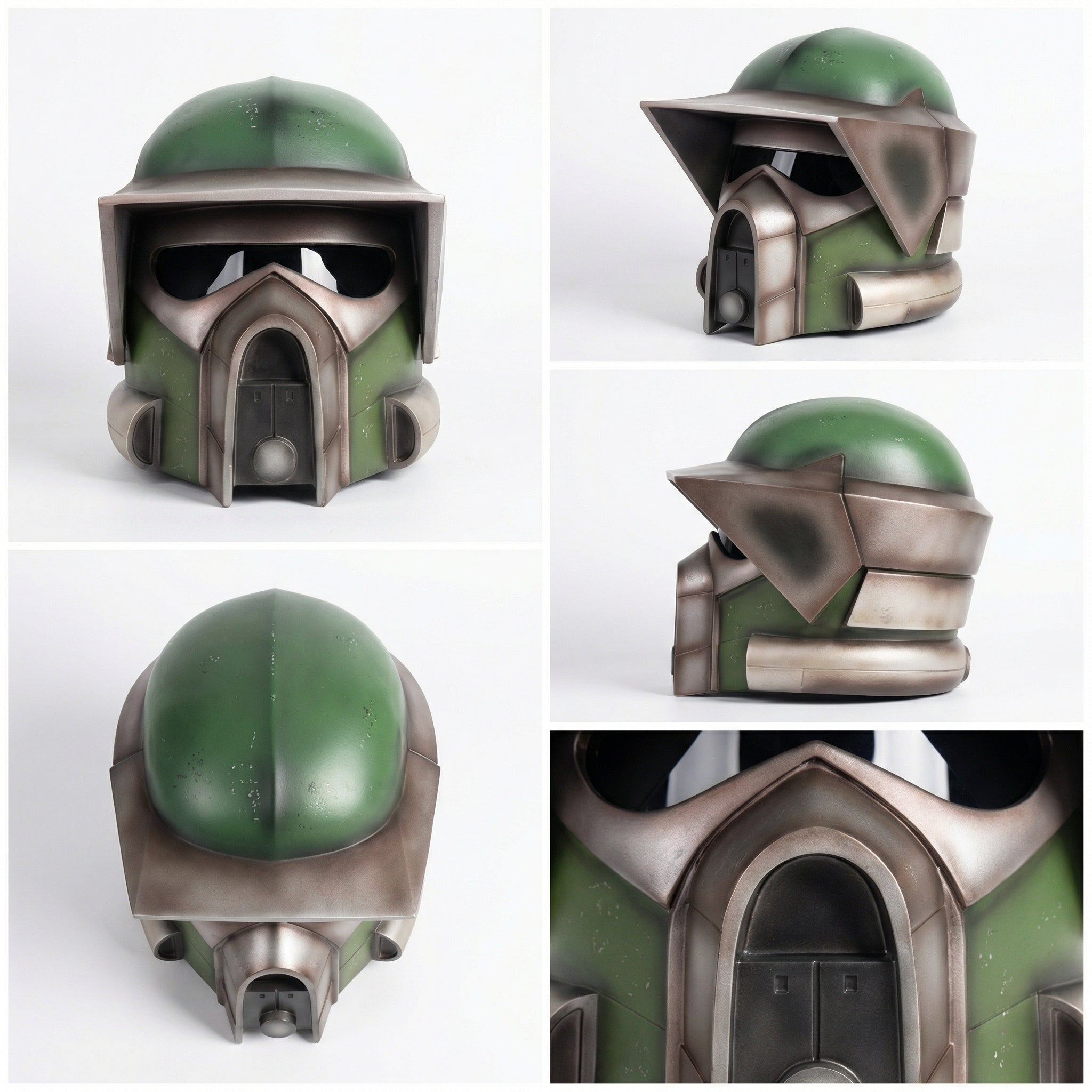 Post-Apocalyptic Tactical Helmet Mask – Fallout-Inspired Sci-Fi Armor Design (Cosplay / Display / Prop)