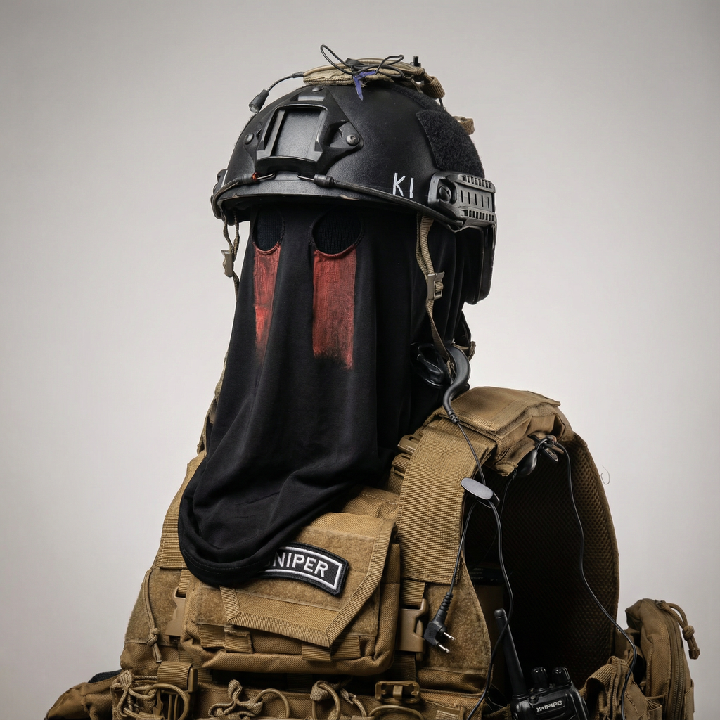 Tactical Mask & Helmet Set — Modern Military Operator Gear for Airsoft & Cosplay | TOTO Workshop