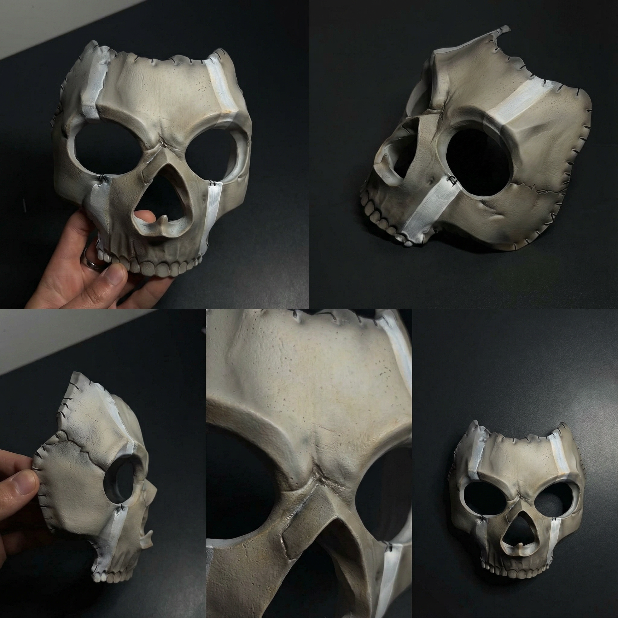☠️ Tactical Skull Mask – Military Operator Airsoft & Cosplay Mask (Handmade)