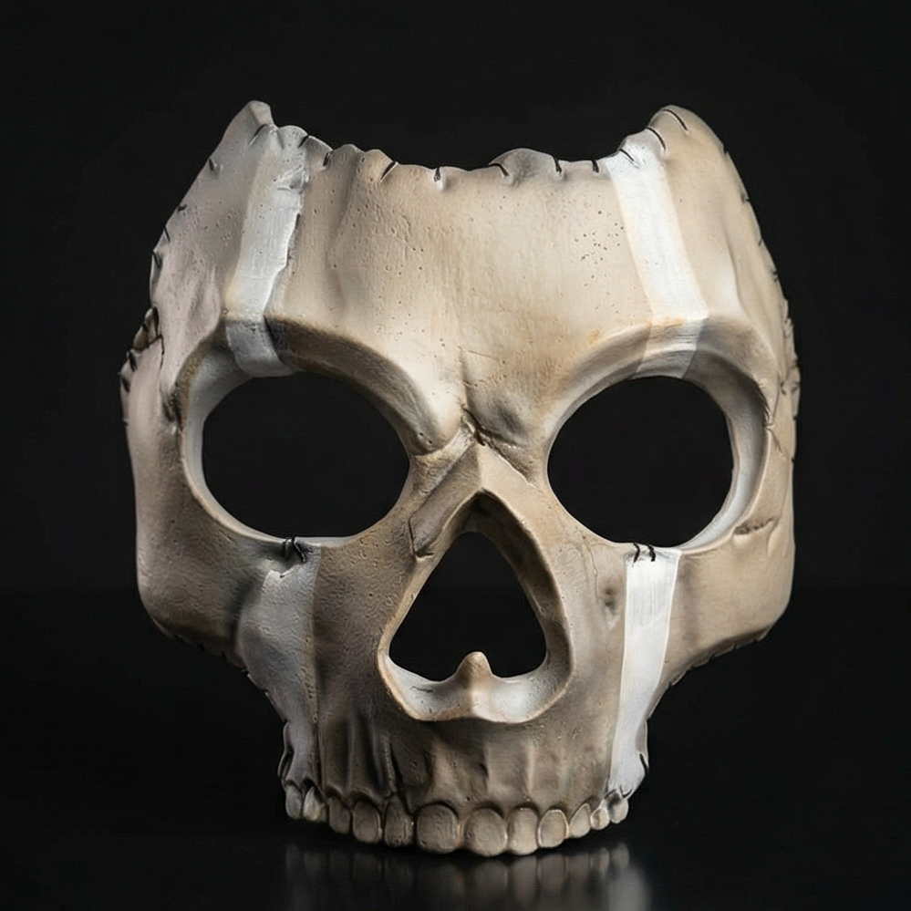 ☠️ Tactical Skull Mask – Military Operator Airsoft & Cosplay Mask (Handmade)