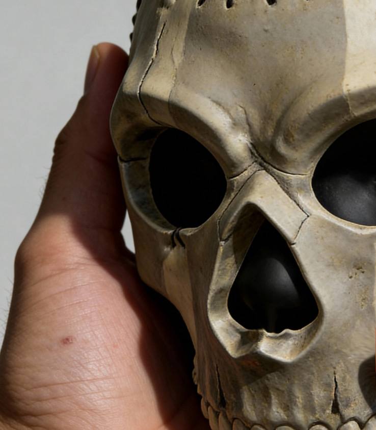 ☠️ Tactical Skull Mask – Military Operator Airsoft & Cosplay Mask (Handmade)