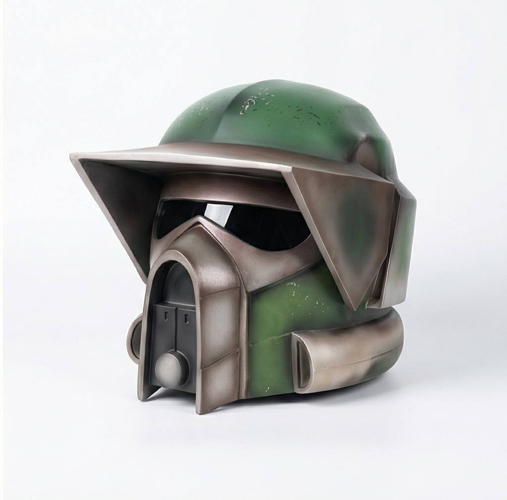 Post-Apocalyptic Tactical Helmet Mask – Fallout-Inspired Sci-Fi Armor Design (Cosplay / Display / Prop)